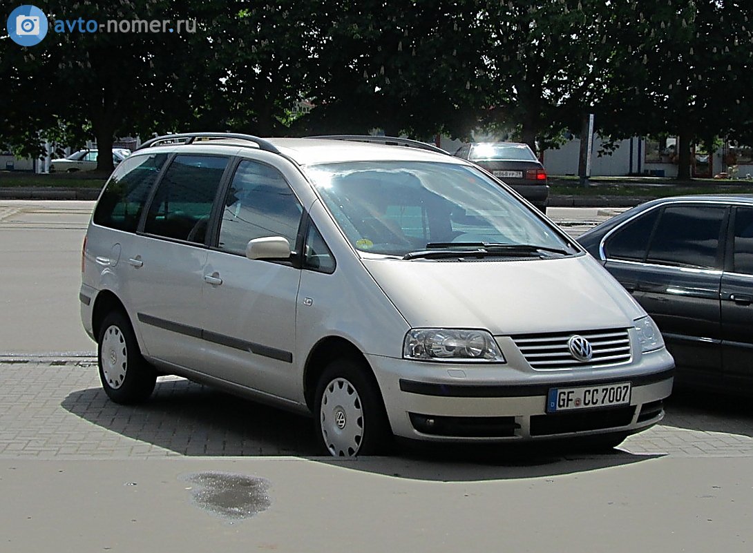 GF CC 7007, Volkswagen Sharan 1st gen (7M), facelift, 2000–2010