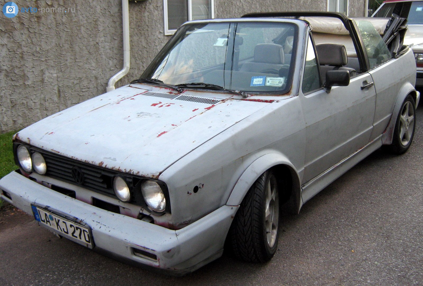 LA KJ 270, Volkswagen Golf 1st gen Cabrio (17), 1979–1993