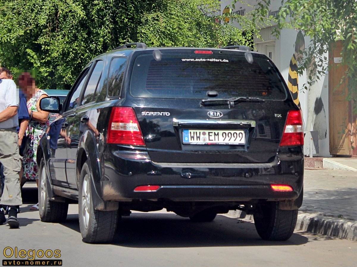 WW EM 9999, Kia Sorento 