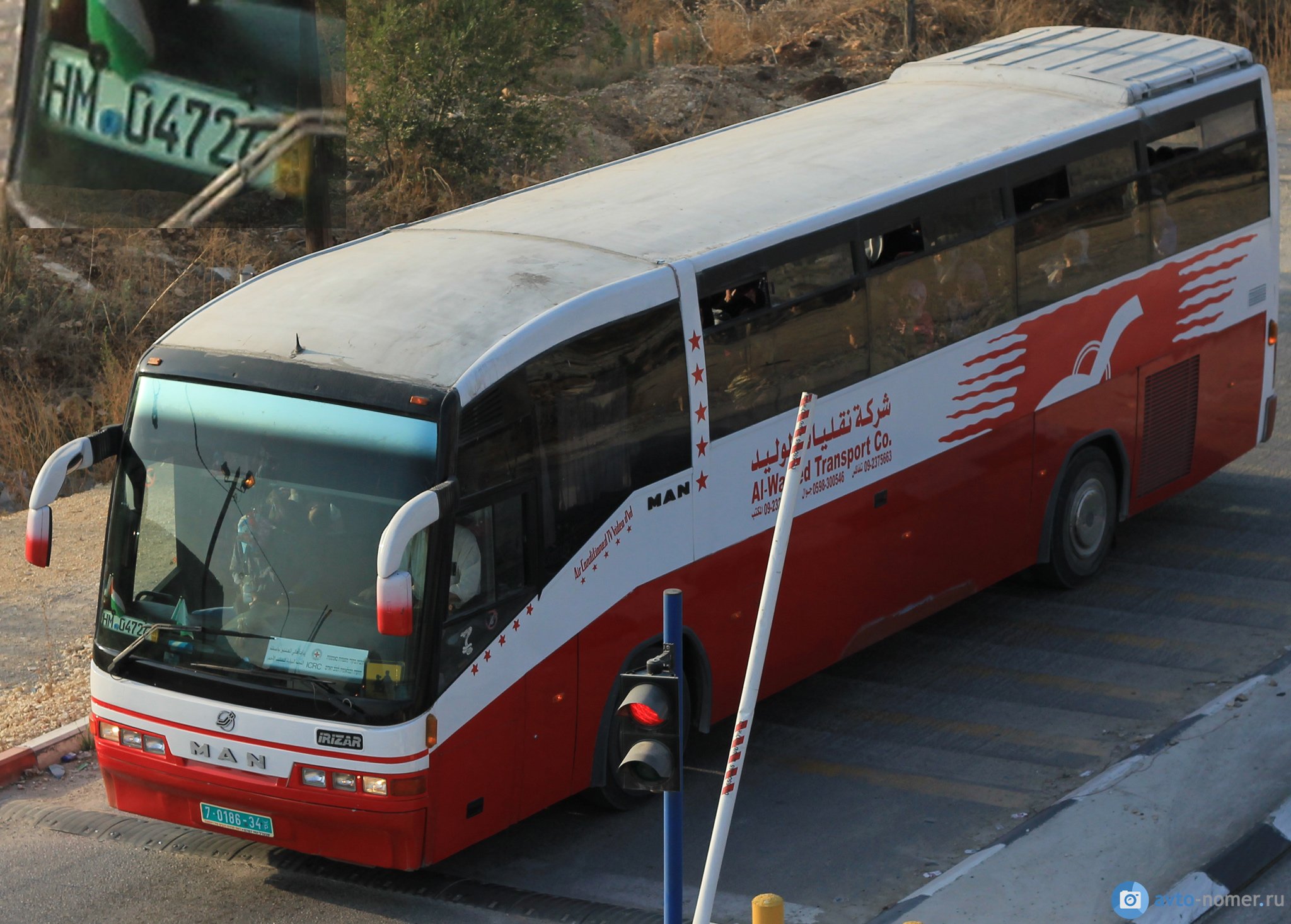 HM 04727, License plate without vehicle 