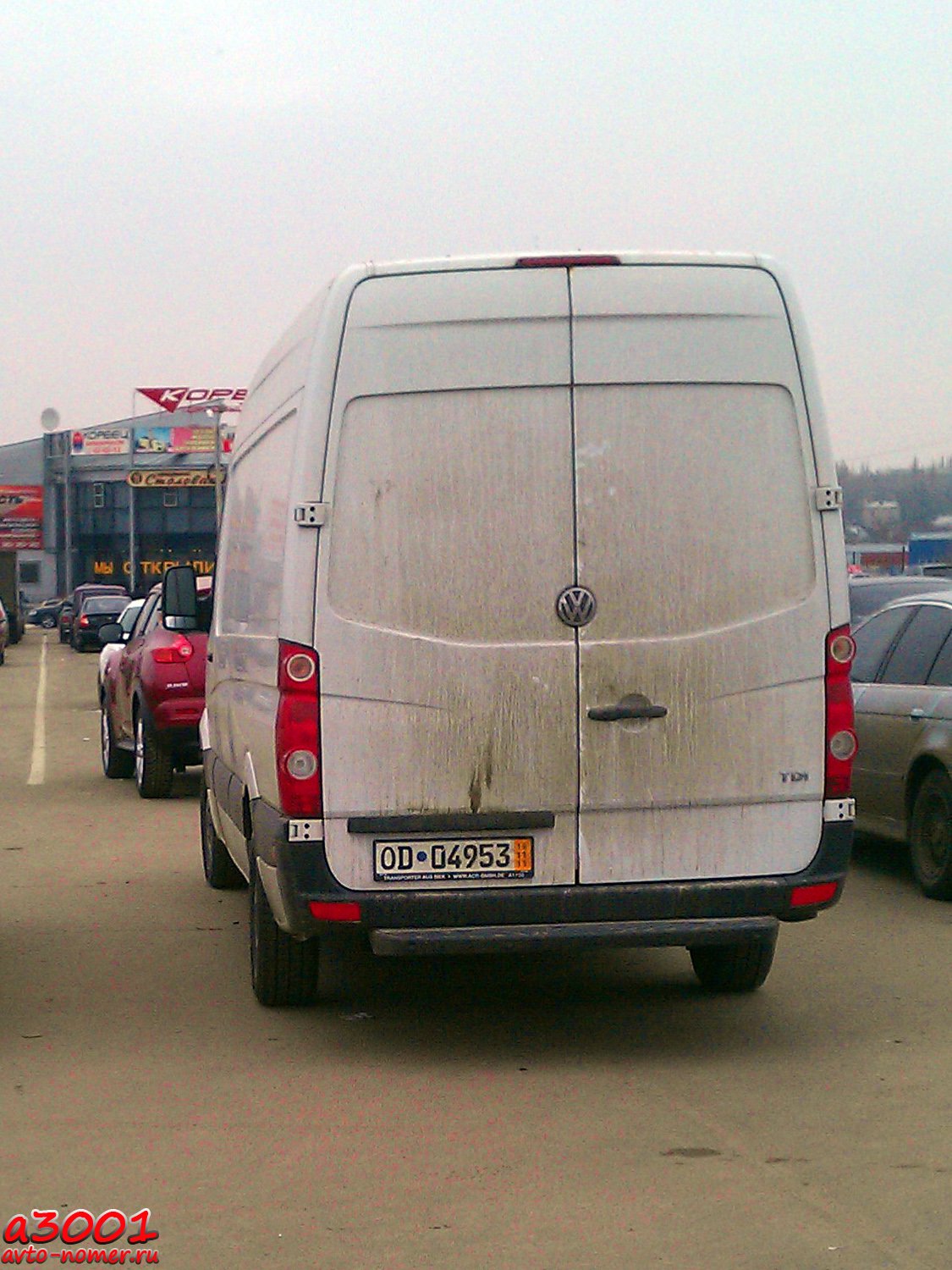 OD 04953, Volkswagen Crafter 1st gen Van (2E/2F), 2006–2016