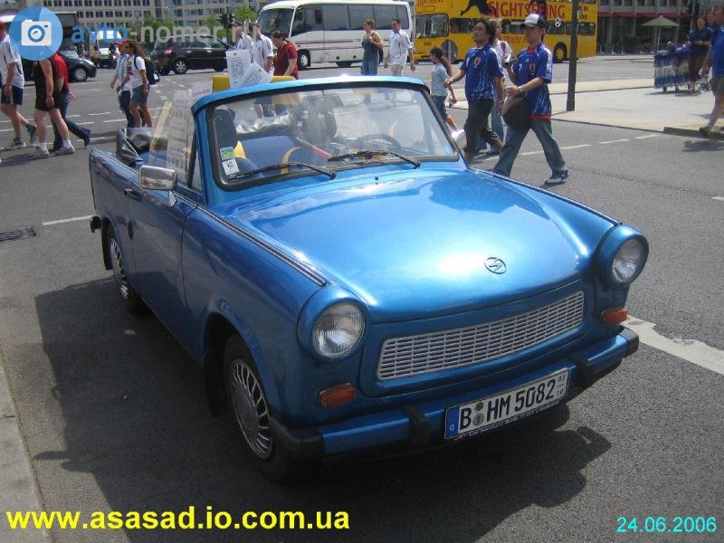 B HM 5082 (03/10), Trabant 601 Limousine, 1964–1990