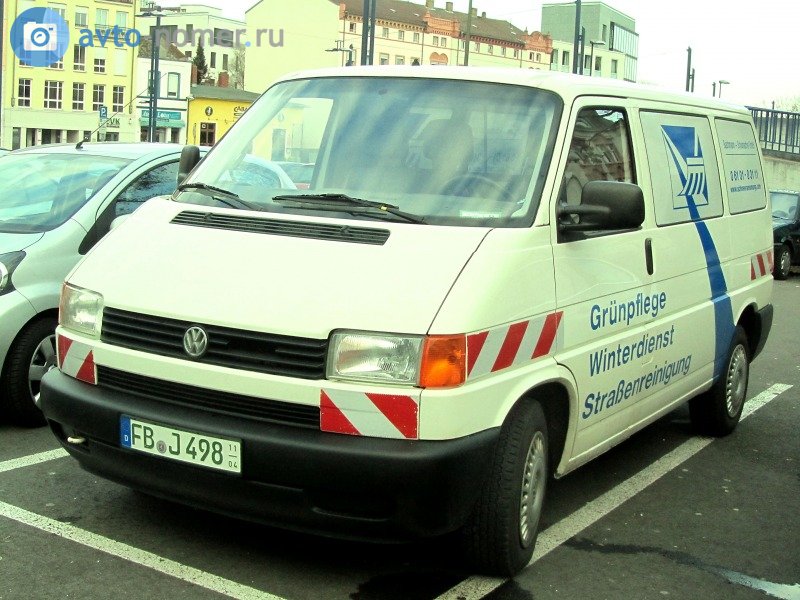 FB J 498 (11/04), Volkswagen Transporter 4th gen Van (T4) (70/7D), 1990–2003