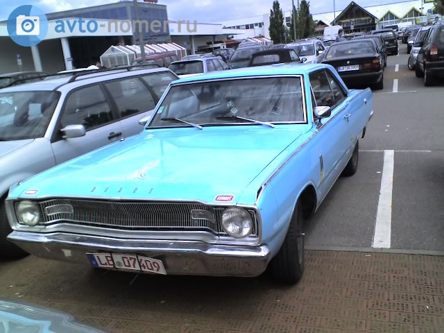 LB 07409, Dodge Dart 4th gen 1967 Hardtop Coupé (CL1/CL2), 1966–1967