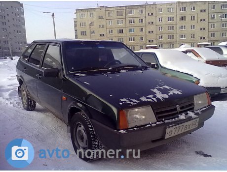 о777вх02, Lada (VAZ) 2109