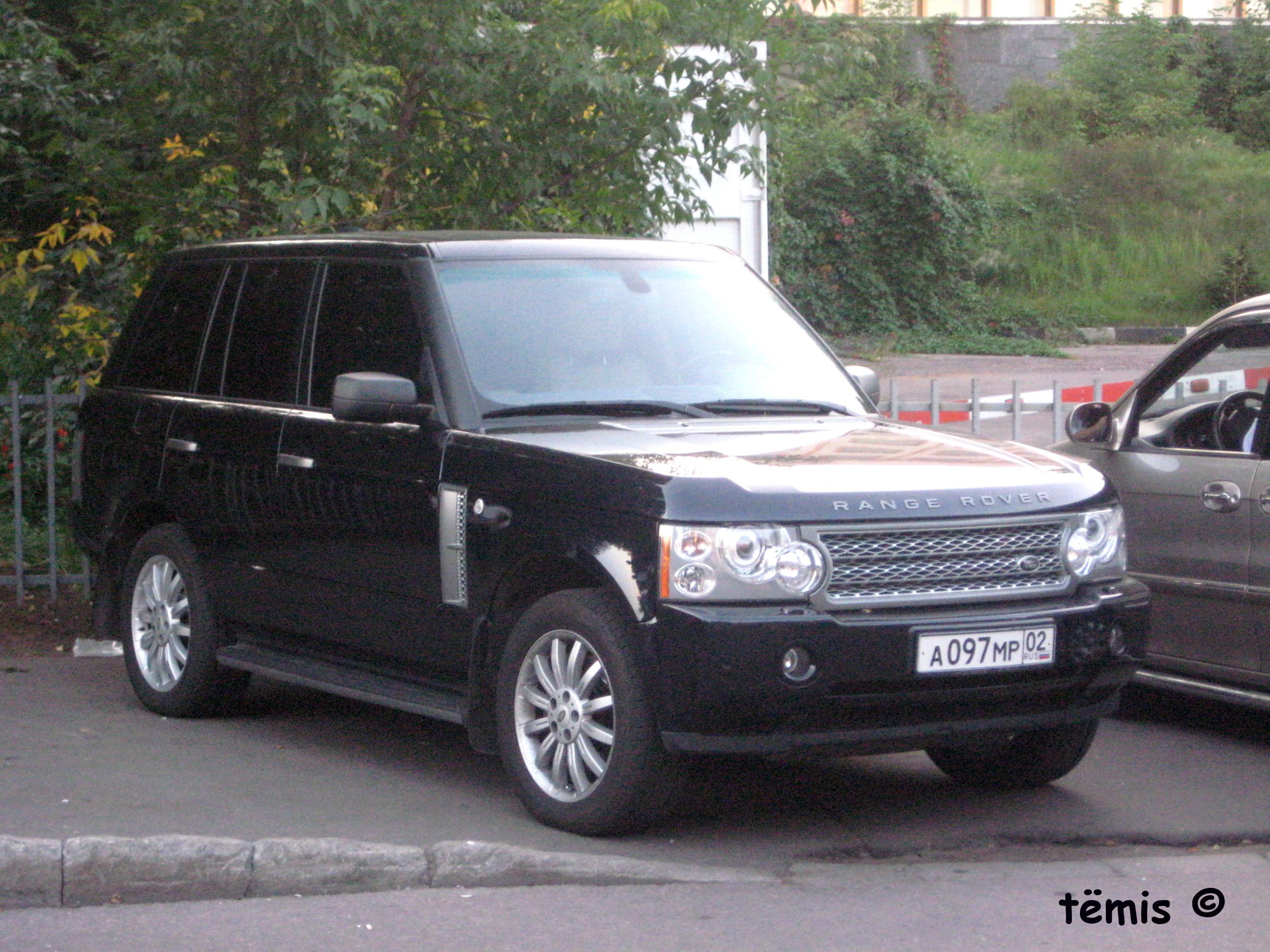 а 097 мр 02, Land Rover Range Rover 3rd gen (L322), 2002–2012