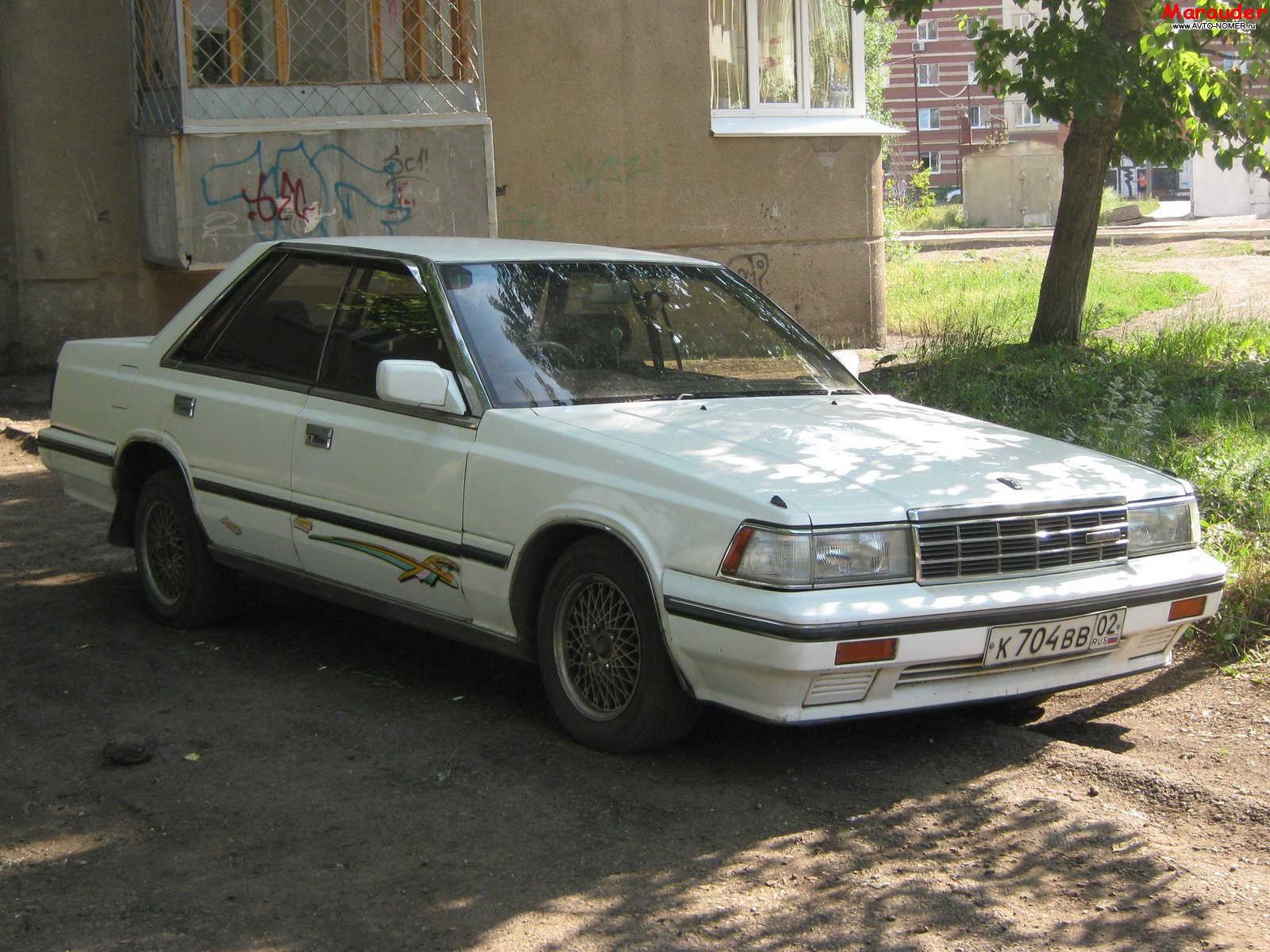 к 704 вв 02, Nissan Laurel 6th gen Hardtop (C32), facelift, 1986–1988