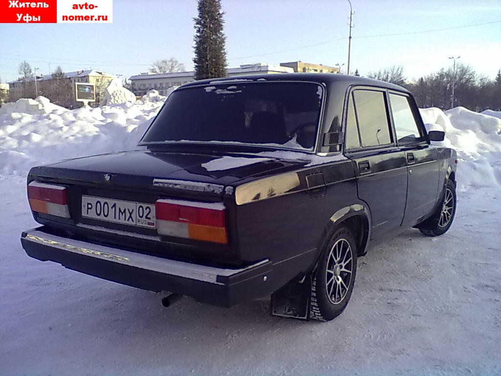 р 001 мх 02, Lada (VAZ) 2107 Жигули (Nova / Riva / Signet / 1500), 1982–2014