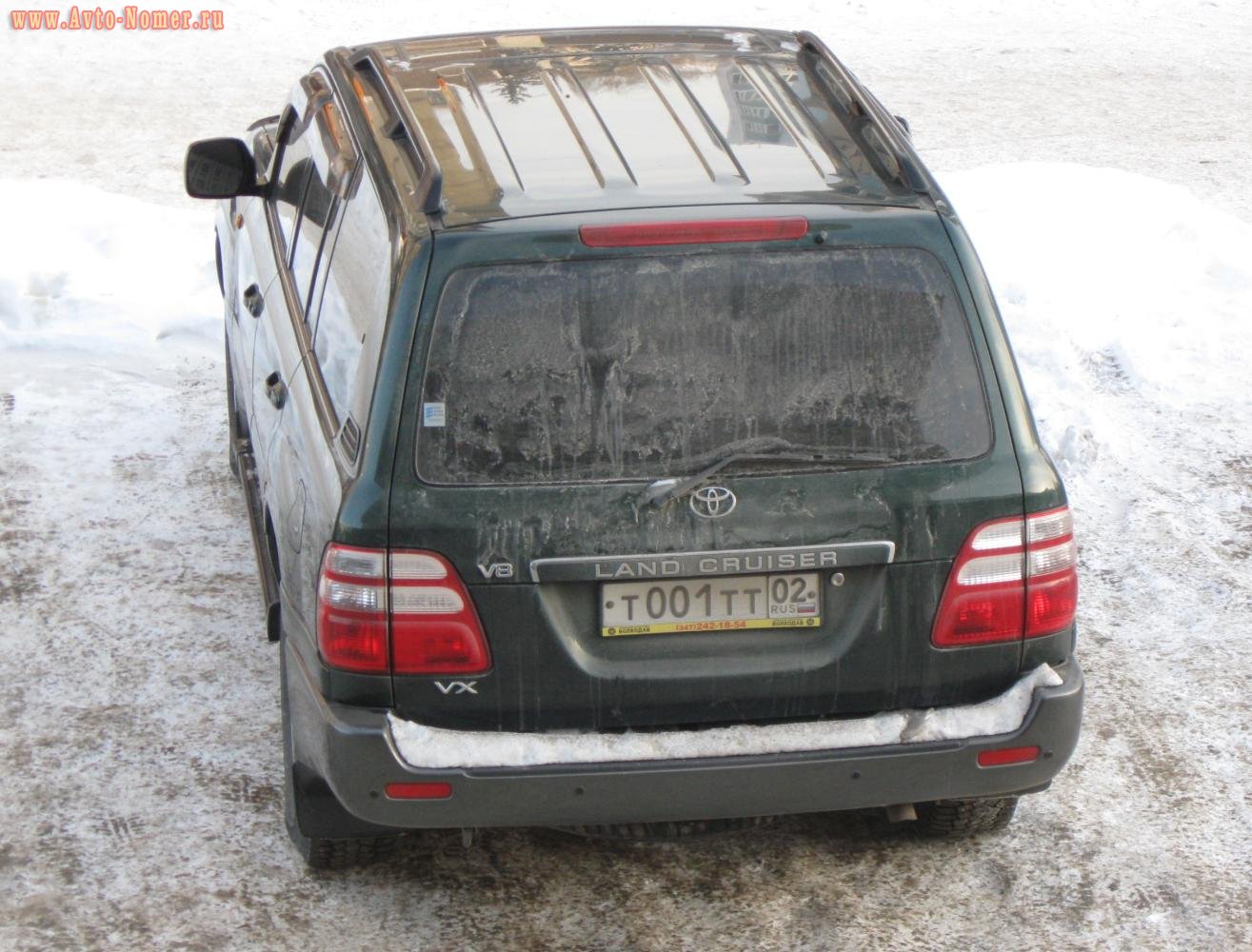 т 001 тт 02, Toyota Land Cruiser 100 (J100), 1998–2007