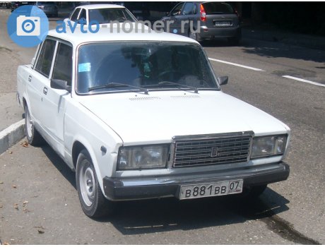 в881вв07, Lada (VAZ) 2107