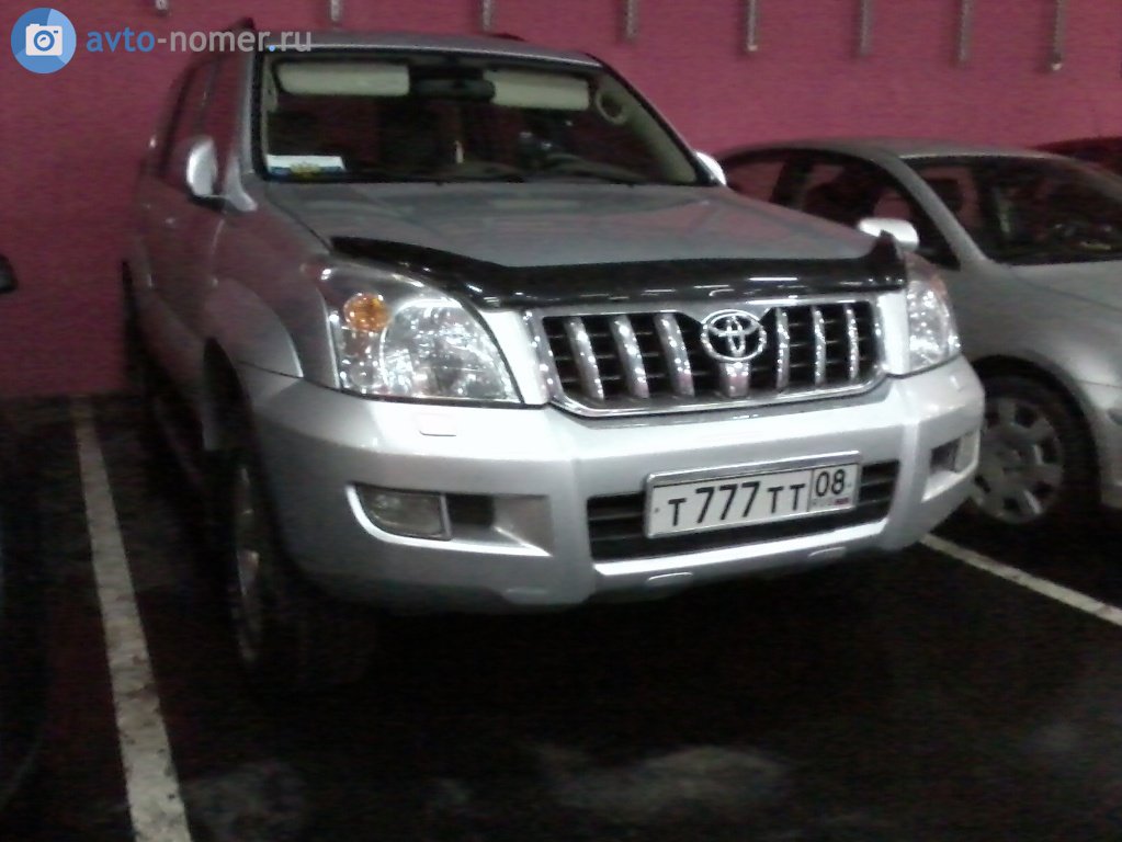 т 777 тт 08, Toyota Land Cruiser Prado 3rd gen 5-door SUV (J120), 2002–2009