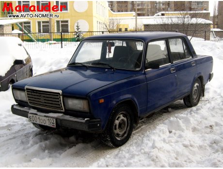 е001оо102, Lada (VAZ) 2107
