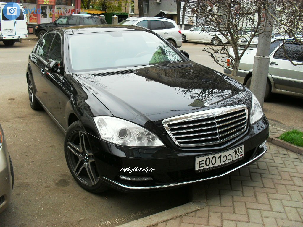 е 001 оо 102, Mercedes-Benz S-Klasse 7th gen (W221/V221), 2005–2013