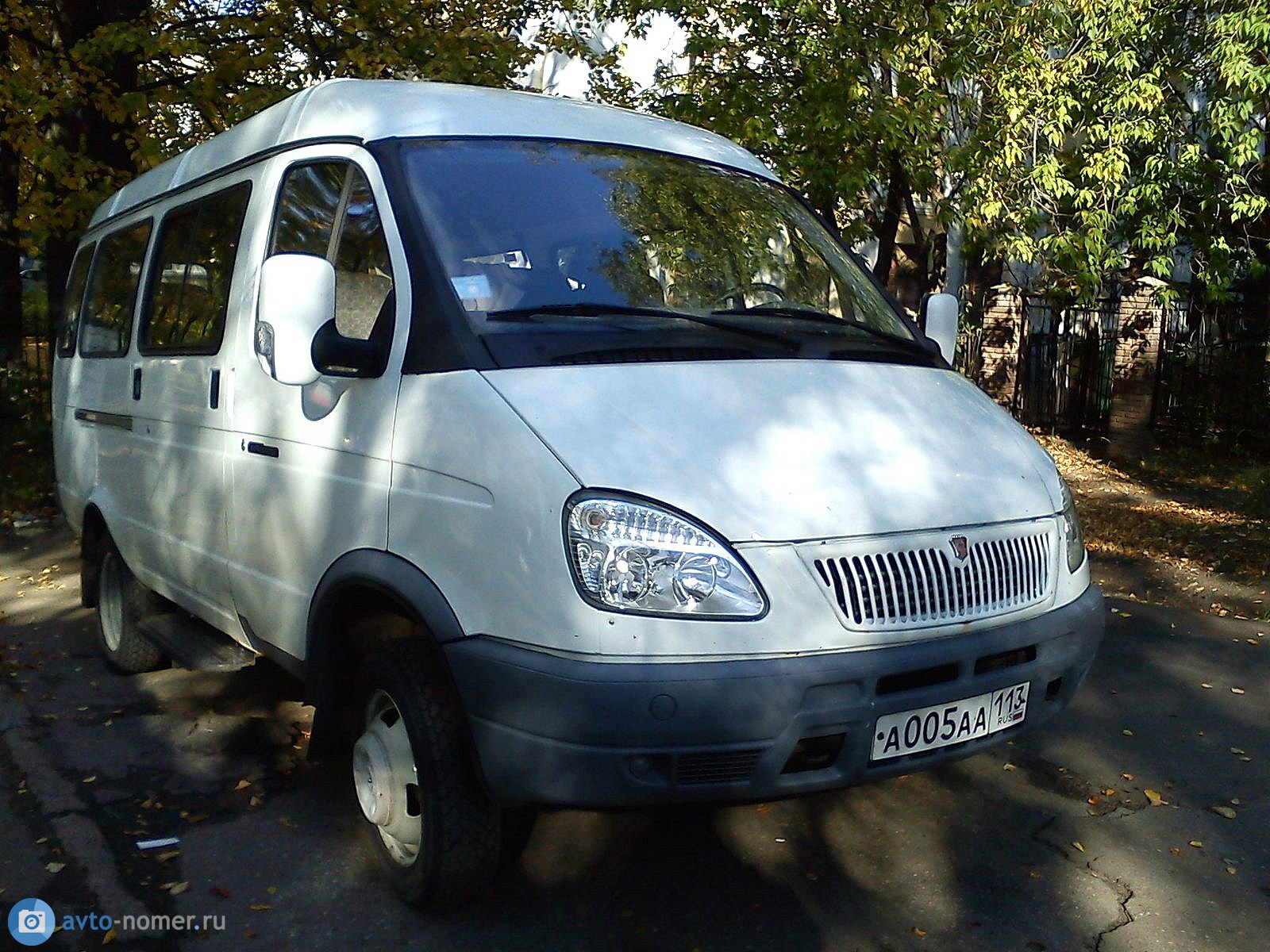 а 005 аа 113, GAZ 3221 ГАЗель 2-3221 Minibus, facelift, 2003–
