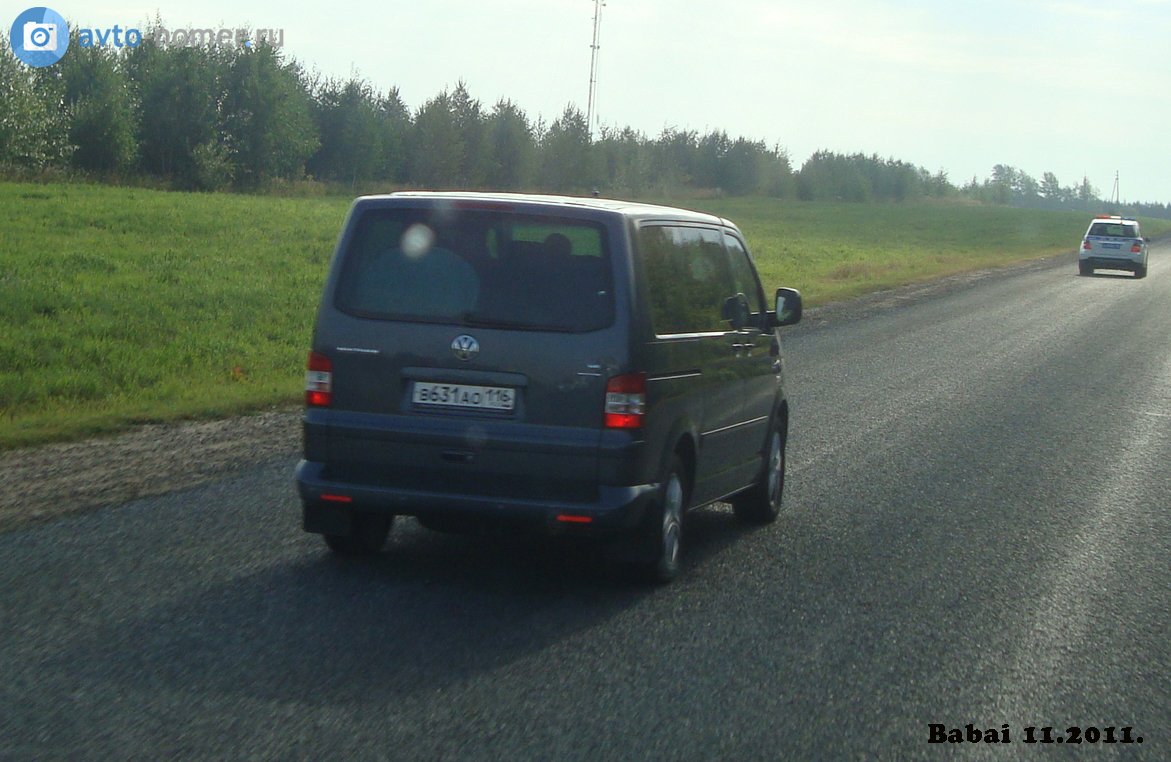 в 631 ао 116, Volkswagen Multivan T5 (7H/7E), 2003–2009