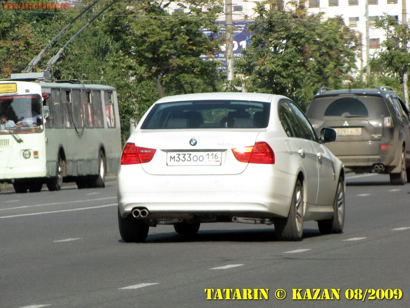 м 333 оо 116, BMW 3 Series 5th gen Sedan (E90), 2005–2011