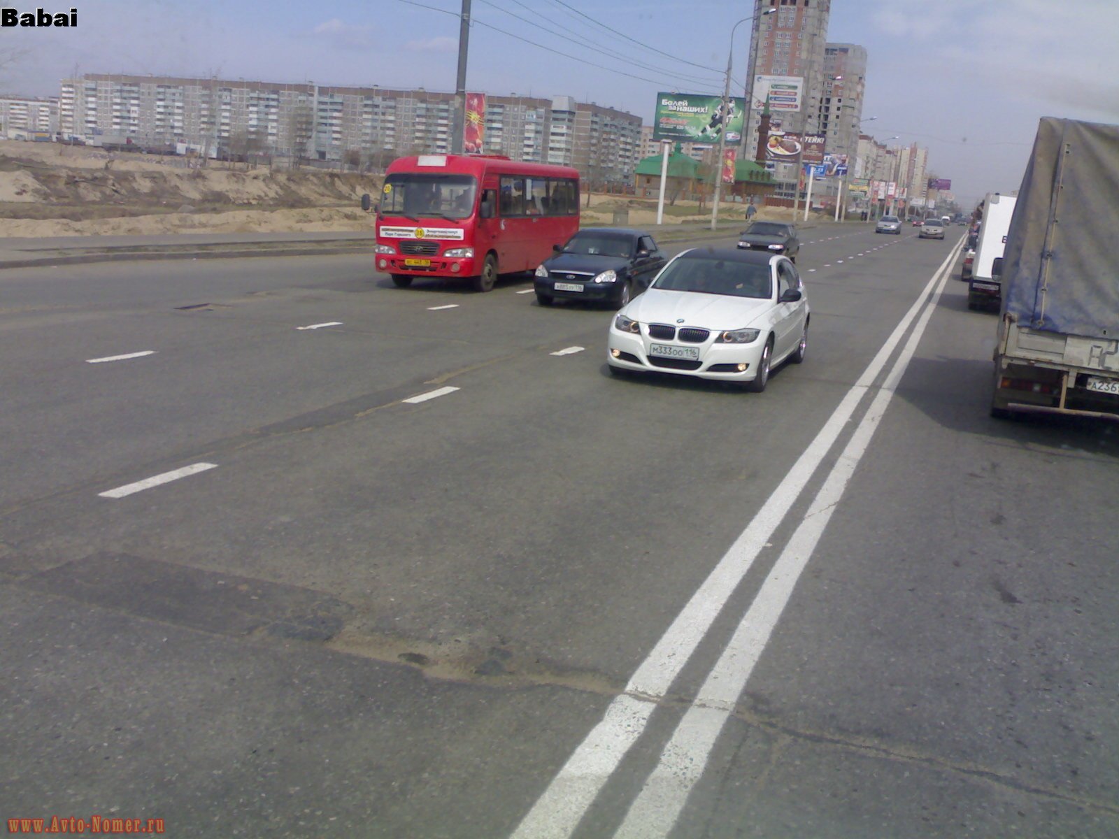 м 333 оо 116, BMW 3 Series 5th gen Sedan (E90), 2005–2011