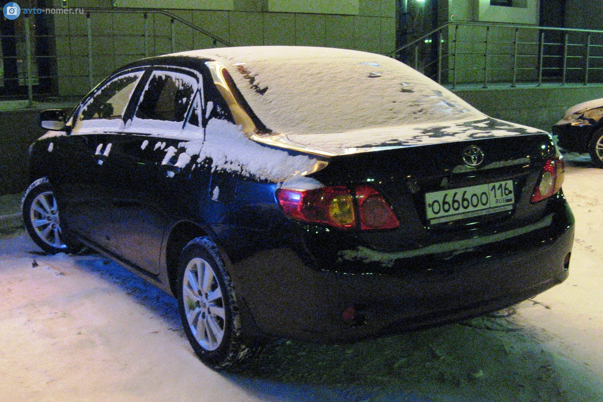 о 666 оо 116, Toyota Corolla 