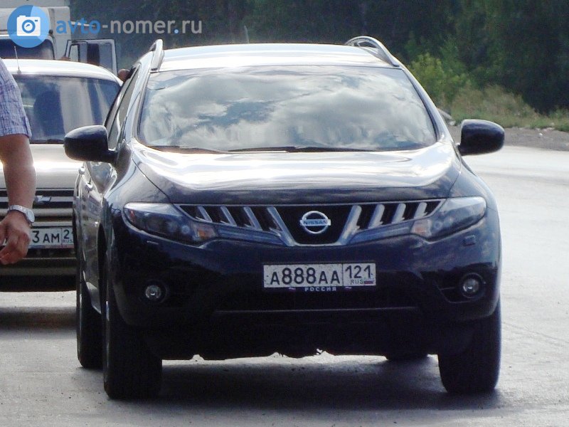 а 888 аа 121, Nissan Murano 2nd gen SUV (Z51), 2007–2016