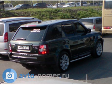 н999нн125, Land Rover Range Rover Sport