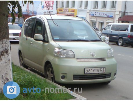 х619ев125, Toyota Porte