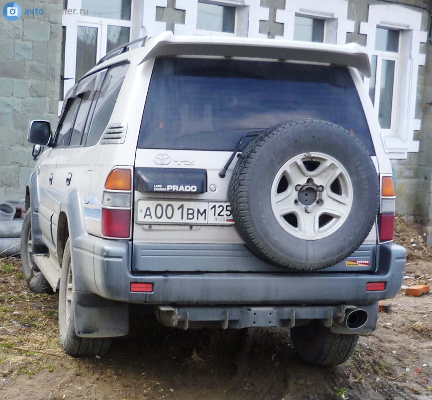 а 001 вм 125, Toyota Land Cruiser Prado 2nd gen 5-door SUV (J95), 1996–2002