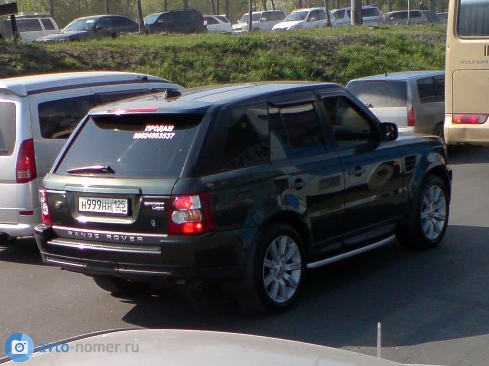 н 999 нн 125, Land Rover Range Rover Sport 1st gen (L320), 2005–2013
