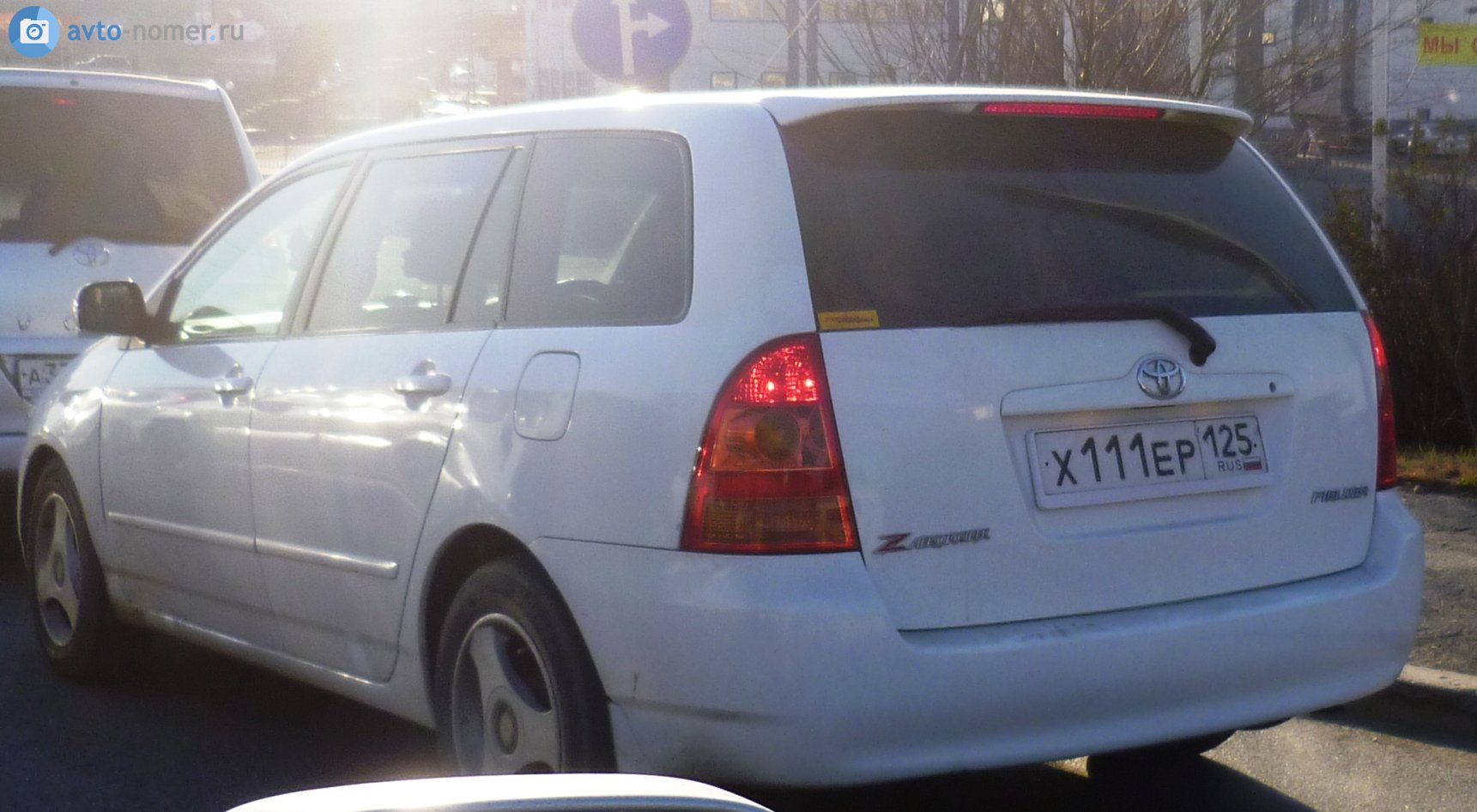 х 111 ер 125, Toyota Corolla Fielder 1st gen (E120), 2000–2006