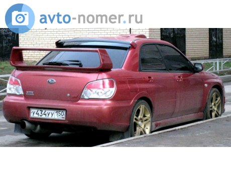 у434уу150, Subaru Impreza WRX STi