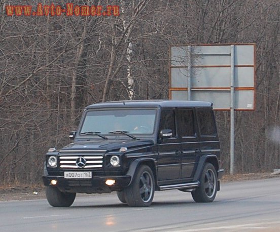 а 007 от 163, Mercedes-Benz G-Klasse 