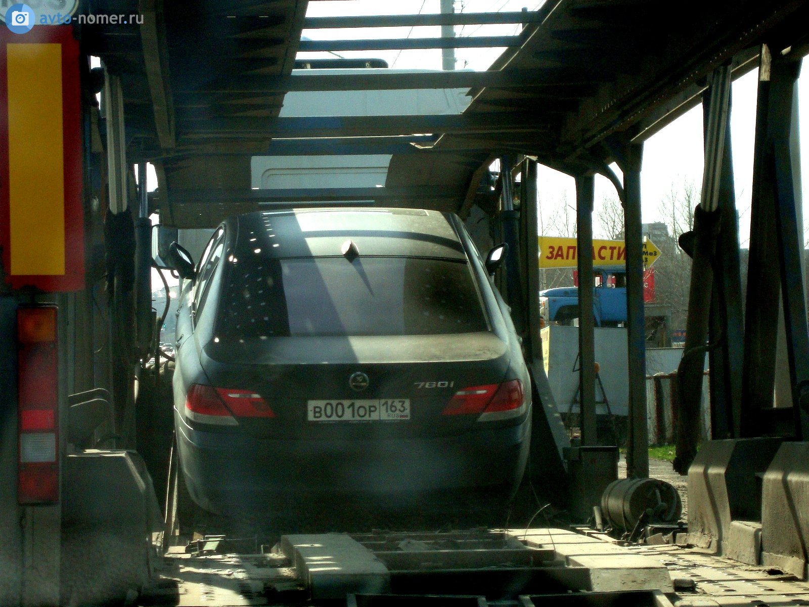 в 001 ор 163, BMW 7 Series 4th gen (E65–E68), facelift, 2005–2008