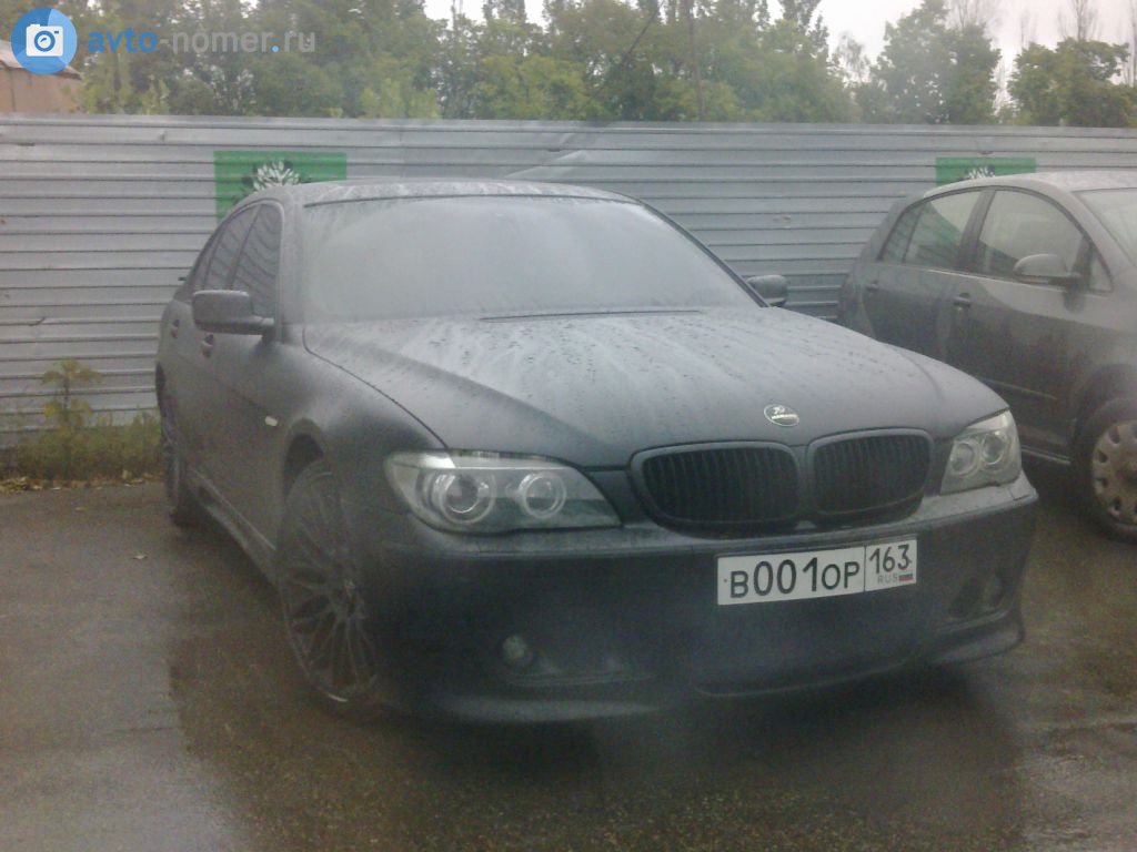 в 001 ор 163, BMW 7 Series 4th gen (E65–E68), facelift, 2005–2008
