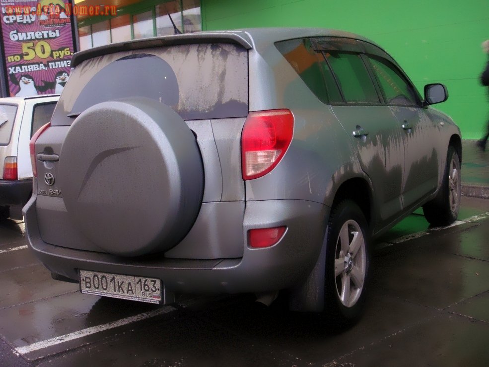 в 001 ка 163, Toyota RAV4 3rd gen (XA30), 2005–2013 (–2016 for JP-market)