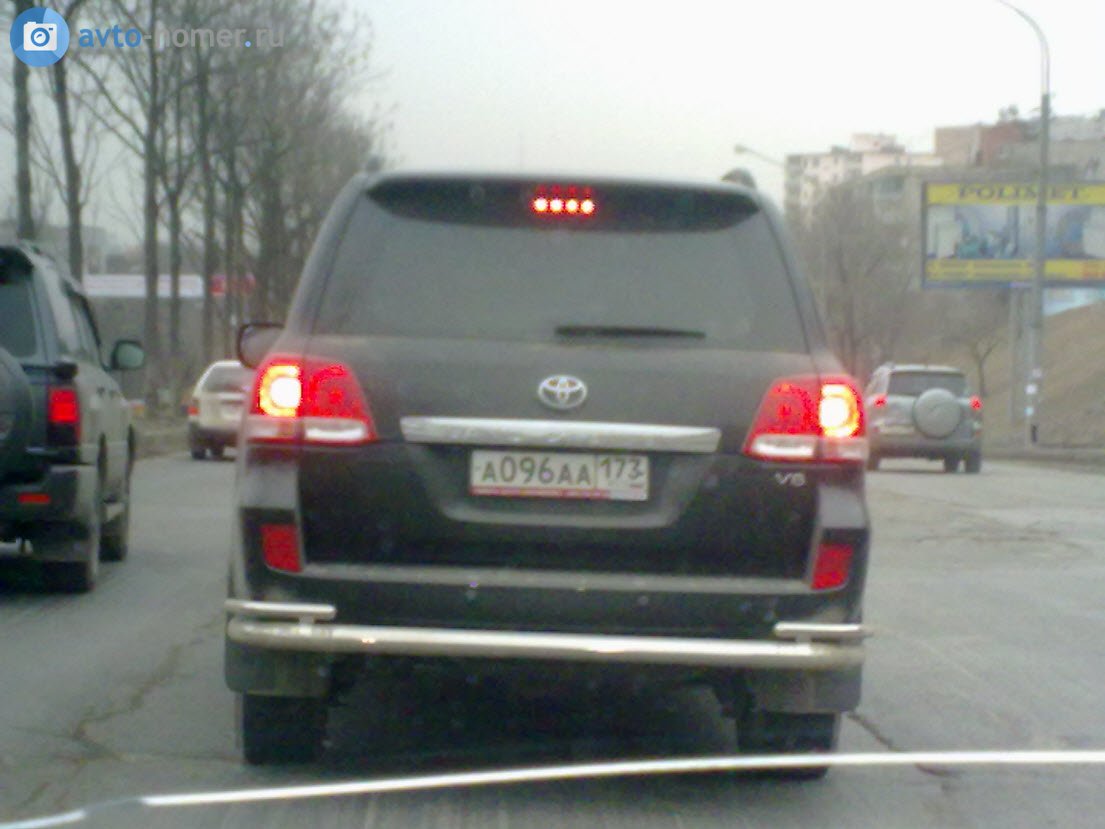 а 096 аа 173, Toyota Land Cruiser 200 (J200), 2007–2011