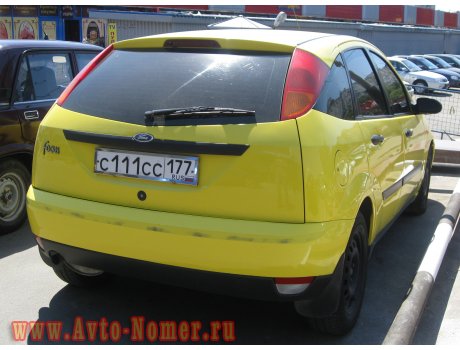 с111сс177, Ford Focus