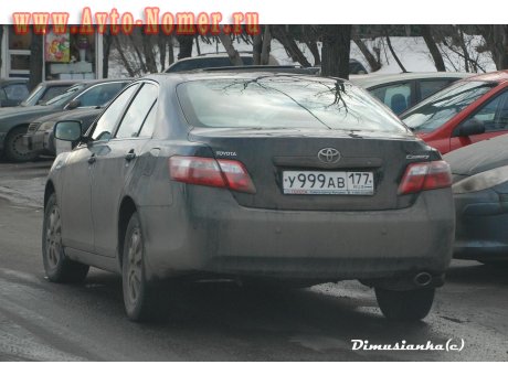 у999ав177, Toyota Camry