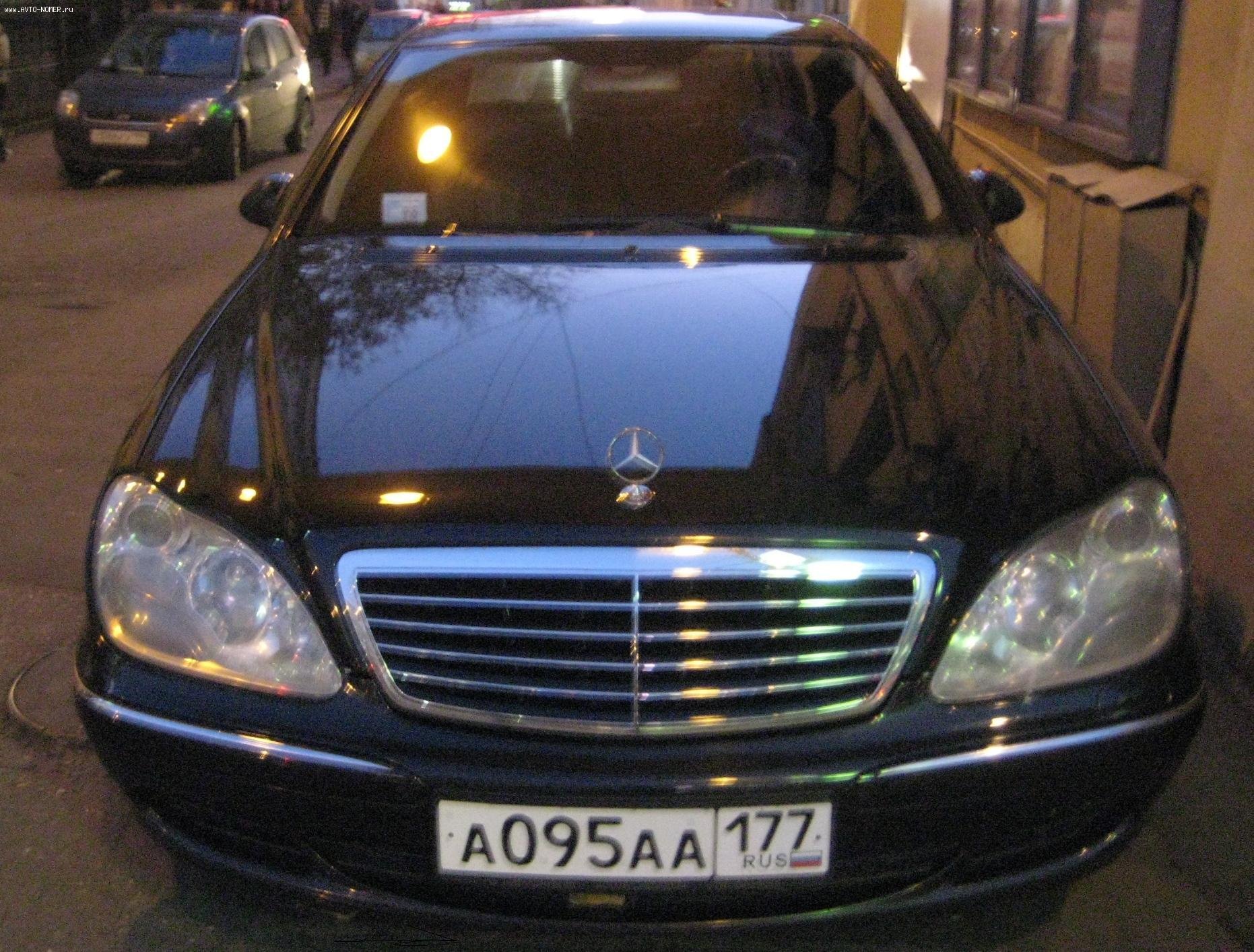 а 095 аа 177, Mercedes-Benz S-Klasse 6th gen (W220/V220), 1998–2005