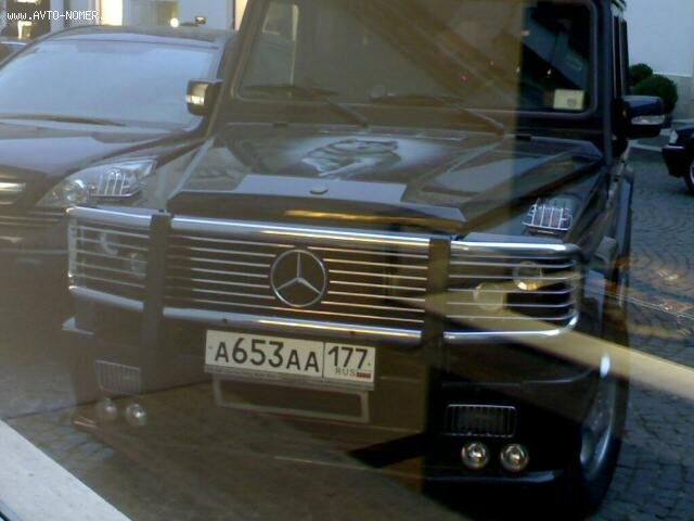 а 653 аа 177, Mercedes-Benz G-Klasse 