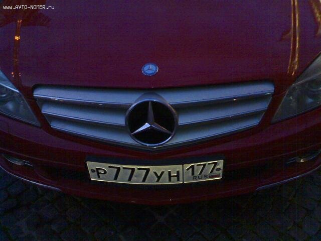 р 777 ун 177, Mercedes-Benz C-Klasse 3rd gen Sedan (W204), 2007–2015