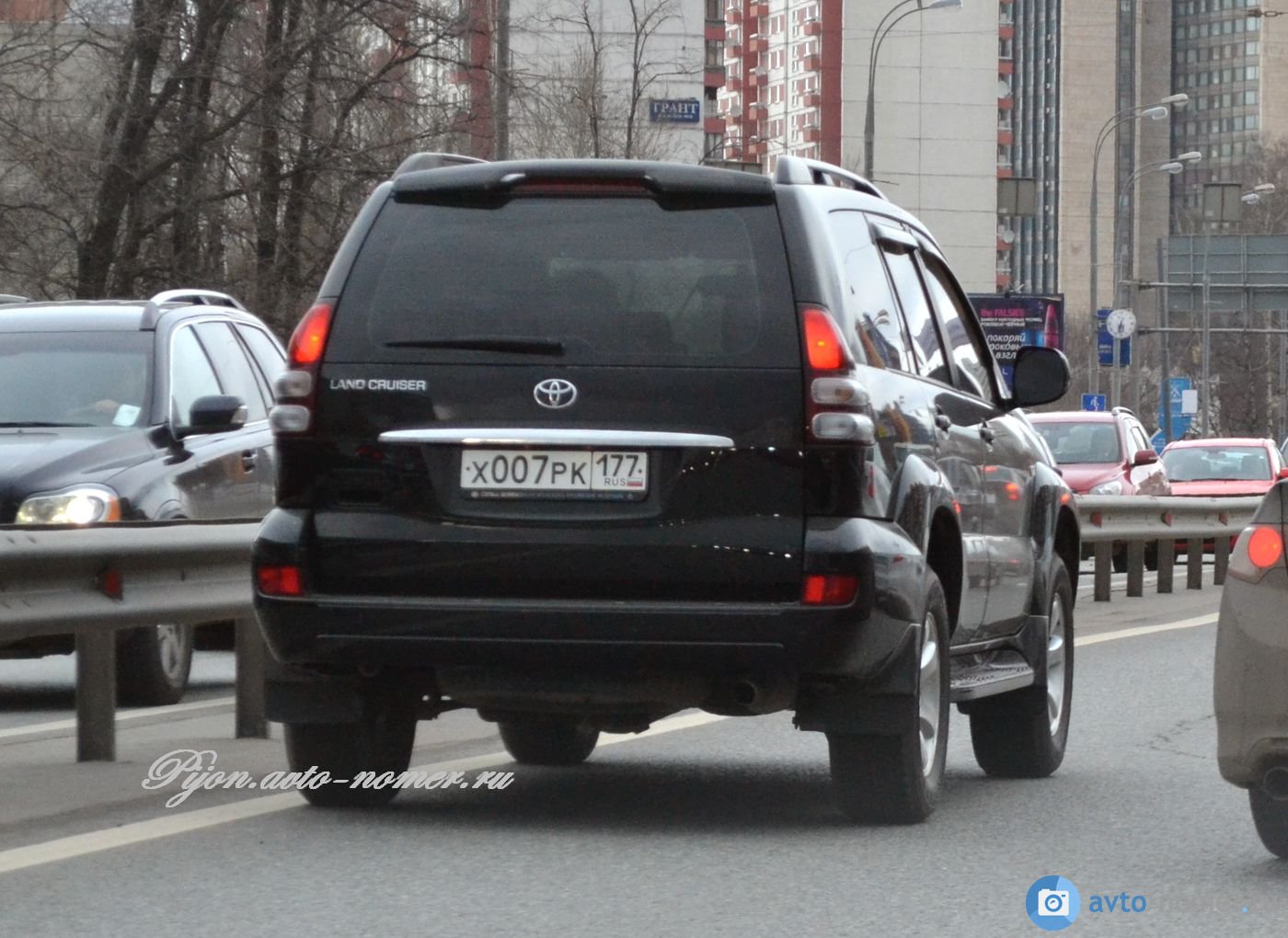 х 007 рк 177, Toyota Land Cruiser Prado 3rd gen 5-door SUV (J120), 2002–2009