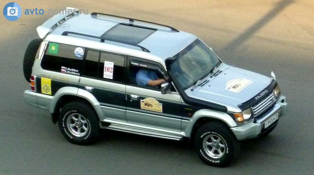 р 992 ем 19, Mitsubishi Pajero 2nd gen 5-door SUV (V40/NH/NJ/NK/NL), 1991–1999 (–2008 for PH-market)