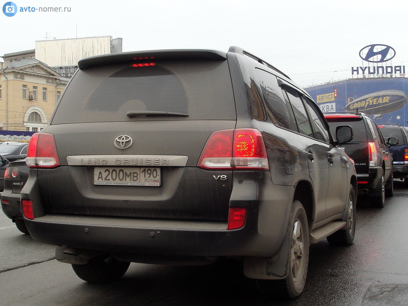 а 200 мв 190, Toyota Land Cruiser 200 (J200), 2007–2011