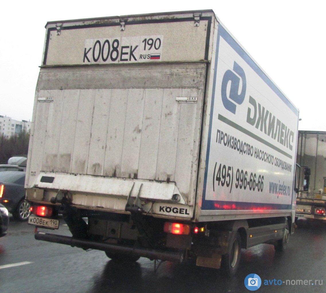 к 008 ек 190, Mercedes-Benz Atego 