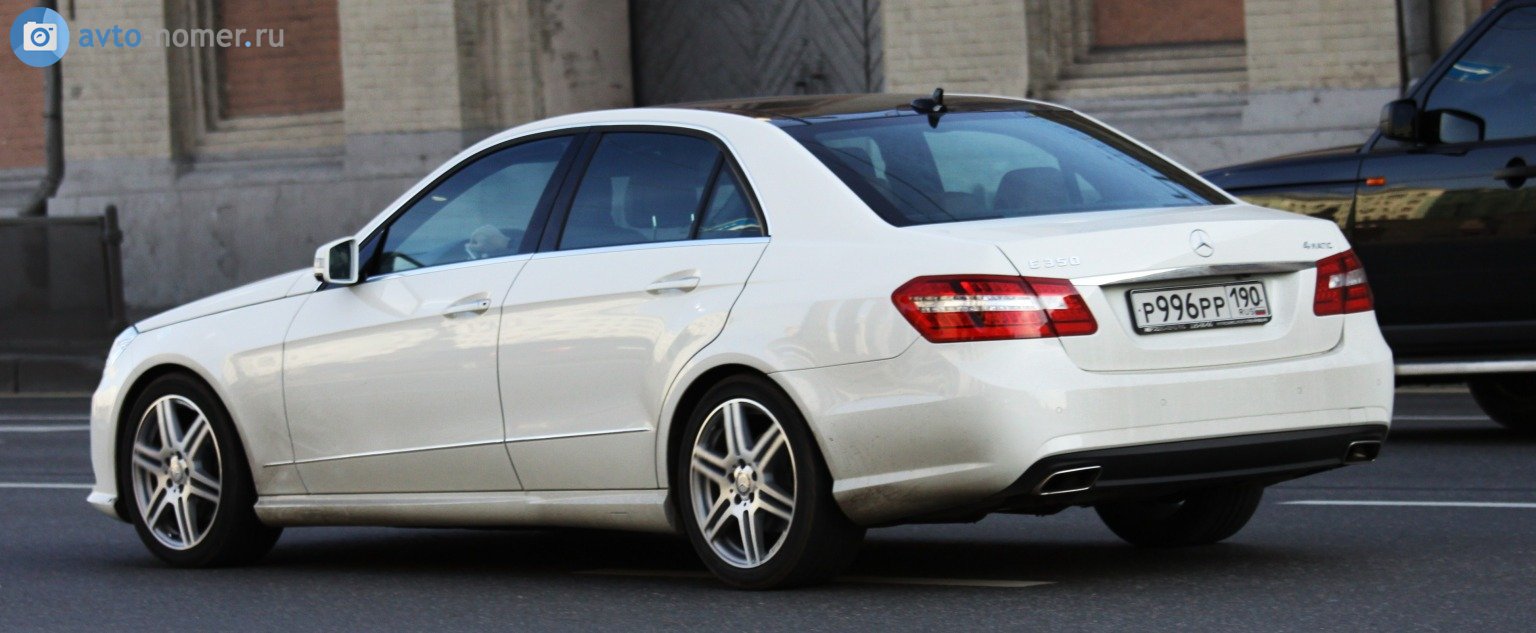 р 996 рр 190, Mercedes-Benz E-Klasse 4th gen Sedan (W212), 2009­–2013