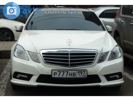 р777нв197, Mercedes-Benz E-Klasse