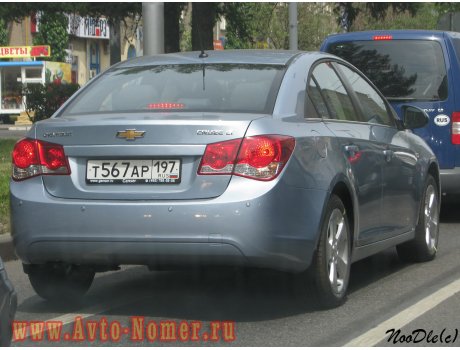 т567ар197, Chevrolet Cruze
