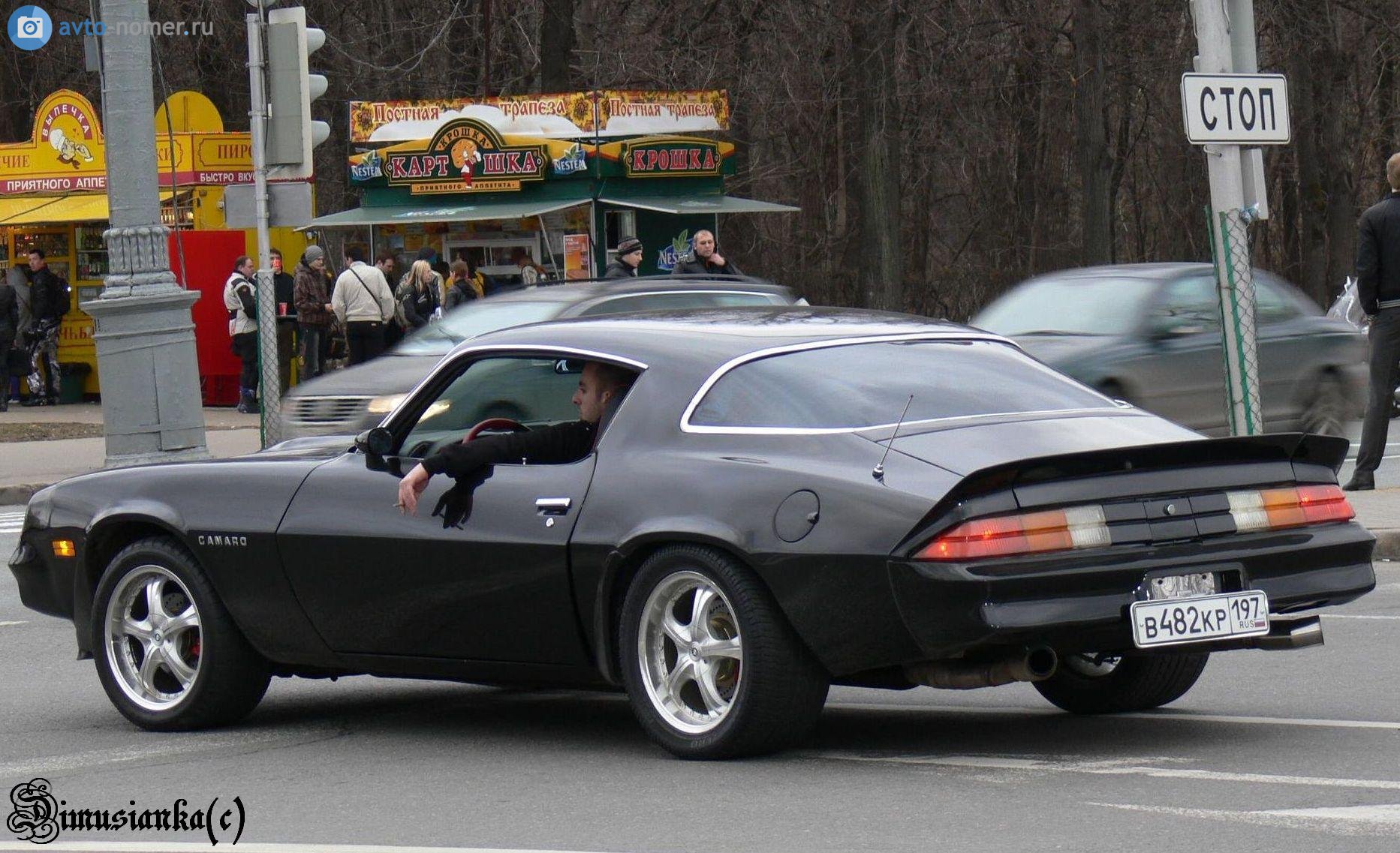 в 482 кр 197, Chevrolet Camaro 2nd gen (F II), 2nd facelift, 1977–1981