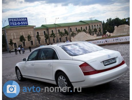 р496сх199, Maybach 62