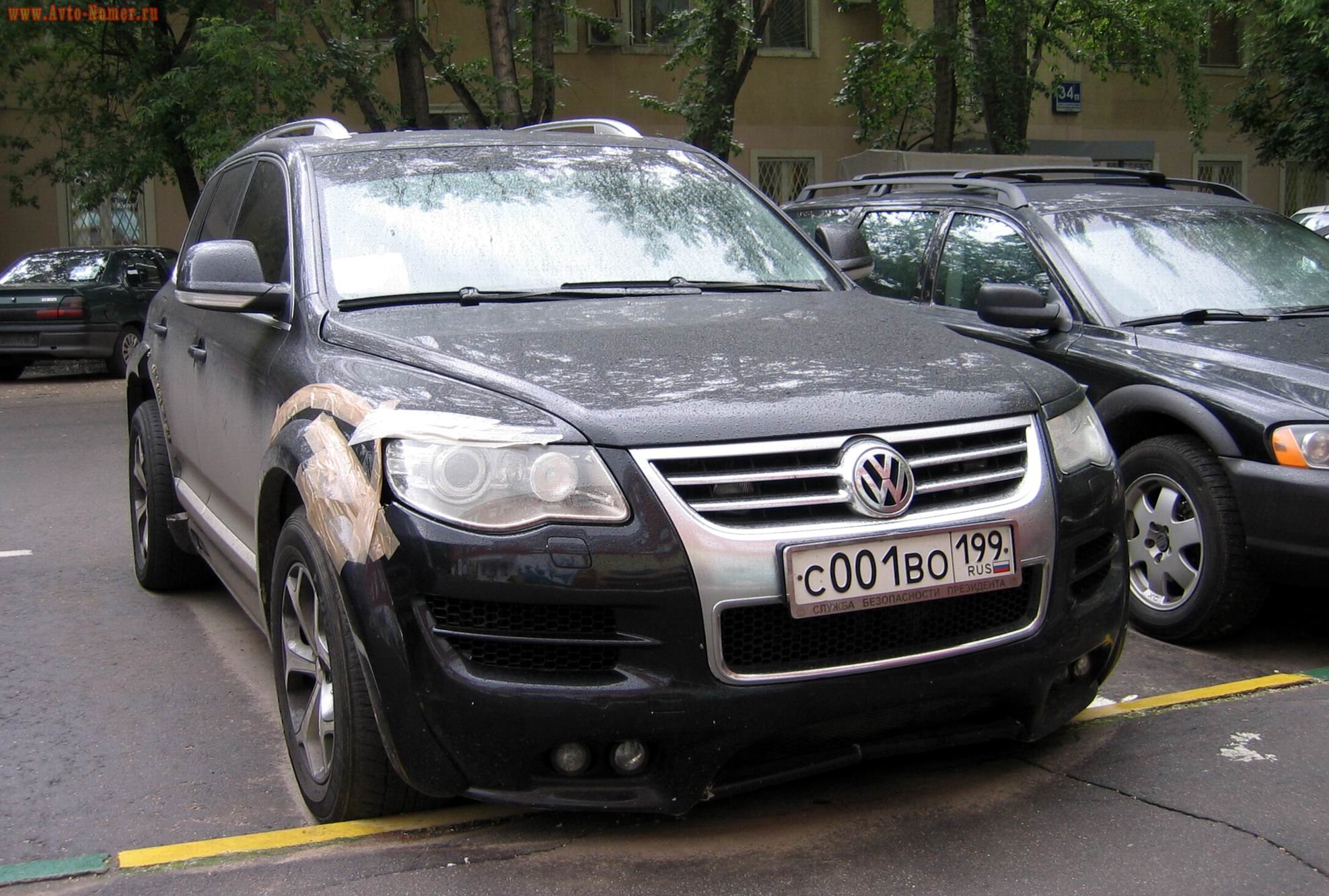 с 001 во 199, Volkswagen Touareg 