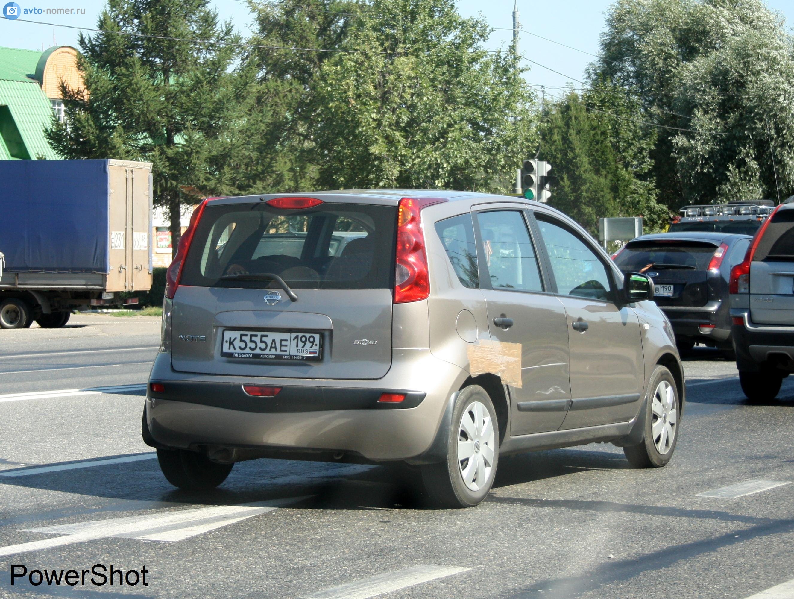 к 555 ае 199, Nissan Note 1st gen (E11), 2005–2013